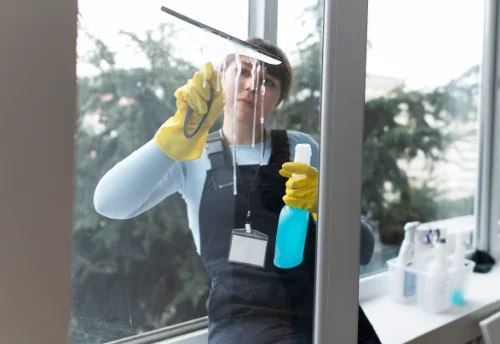 Nettoyage de vitres intérieures et extérieures à Saint-Pierre-la-Palud